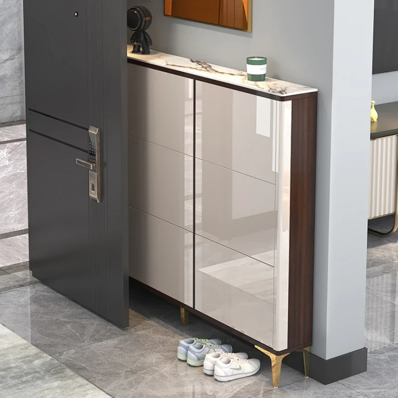 Роскошная Европейская полка для обуви ультратонкая хранения в домашних условиях