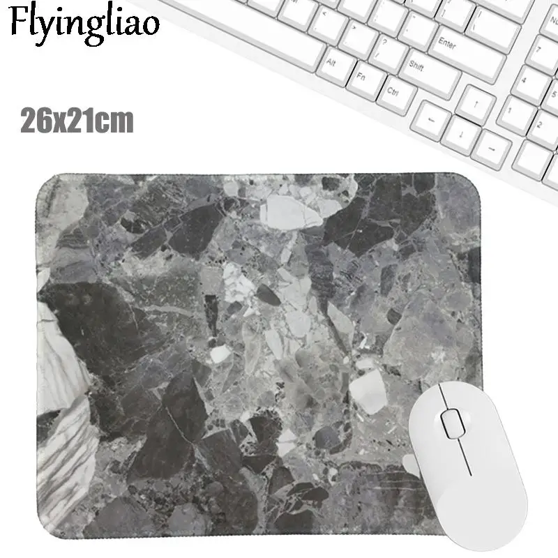

Gray marble Fashion Nordic Style Mousepad for Laptop Computer Desk Mat Mouse Wrist Rests Table Mat Office Desk Accessories