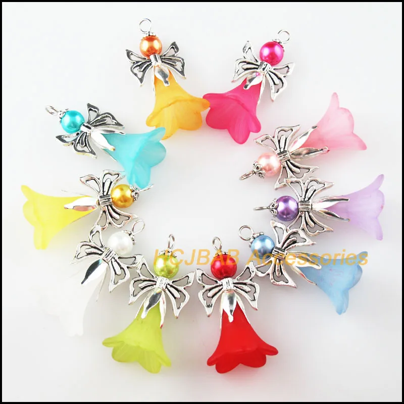 Модные новые подвески размером 14x22 мм в виде двух ангелов, 20 шт.