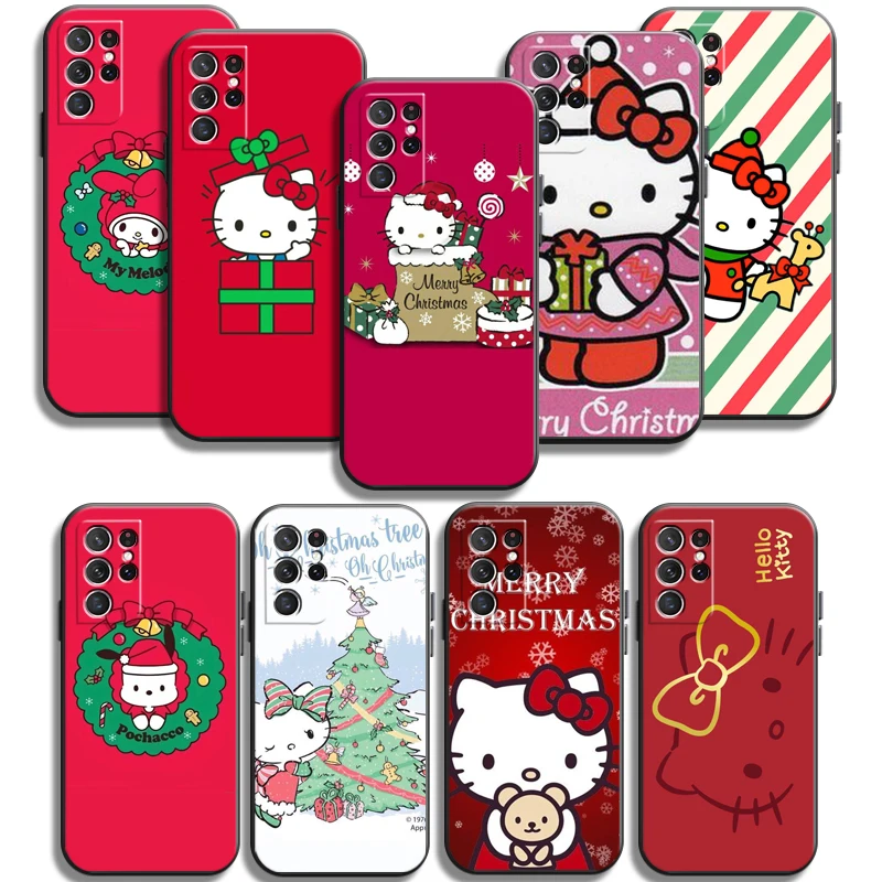 

Hello Kitty Christmas Phone Cases For Samsung Galaxy S22 Plus S20 S20 FE S20 Lite S20 Ultra S21 S21 FE S21 Plus Ultra Soft TPU