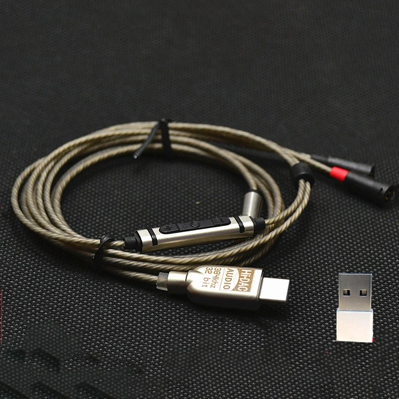 ЦАП-декодирование типа C ALC5686 чип адаптер для Sennheiser IE8 IE8I IE80 80S кабеля наушников Shure