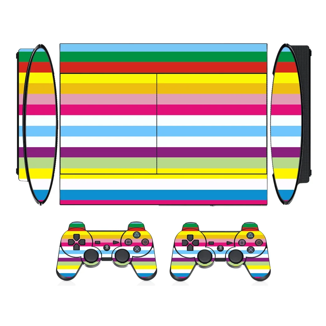Виниловая наклейка COOL COLOUR Rainbow 1333 для Sony PS3 Super Slim