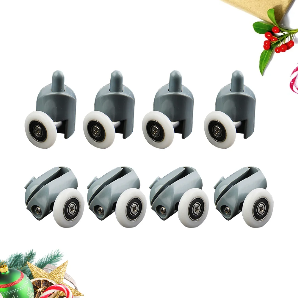 

16PCS Door Enclosure Replacement Single Wheel Sliding Runners Wheels for Window Bathtub