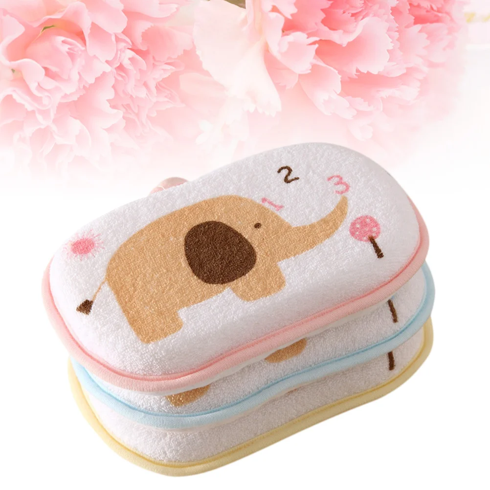 

Губка для ванны и душа, детский скребок, Детская губка для отшелушивания кожи люфы с мультяшным рисунком, мягкая женская щетка для мытья тел...