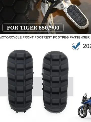 Мотоциклетные черные передние подножки, подножки, резиновые чехлы для Triumph SCRAMBLER 1200 XC XE TIGER 850 900 1200