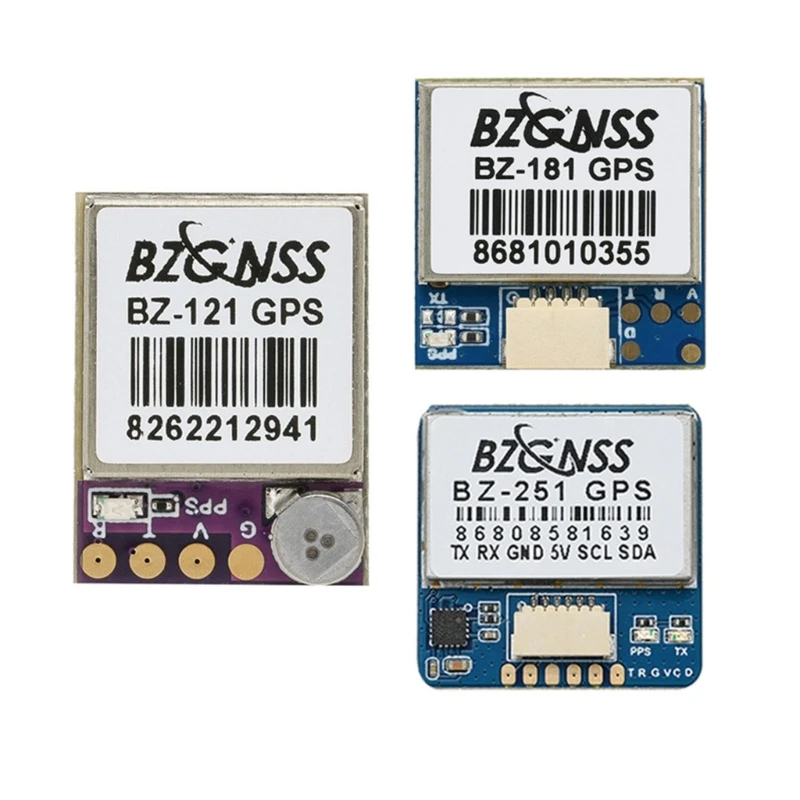 

BZGNSS BZ-251 BZ-181 BZ-121 GPS Module Dual Protocol FPV Return Hover F7 F4 Flight Control Fixed Wing Return Rescue Drone Parts