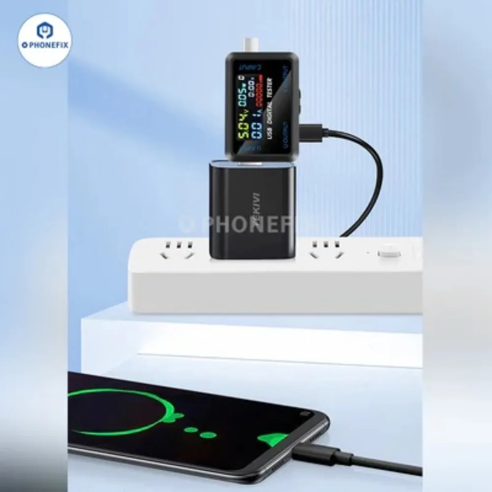 USB Type-c Амперметр для измерения напряжения в реальном времени монитор проверки