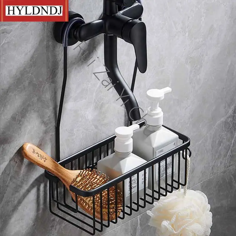 

Stainless Organizers Basket Toilet Shower Basket Shampoo Holder Hooks Aluminium Bathroom Faucet Shelf Hanger Shelves Rustproof