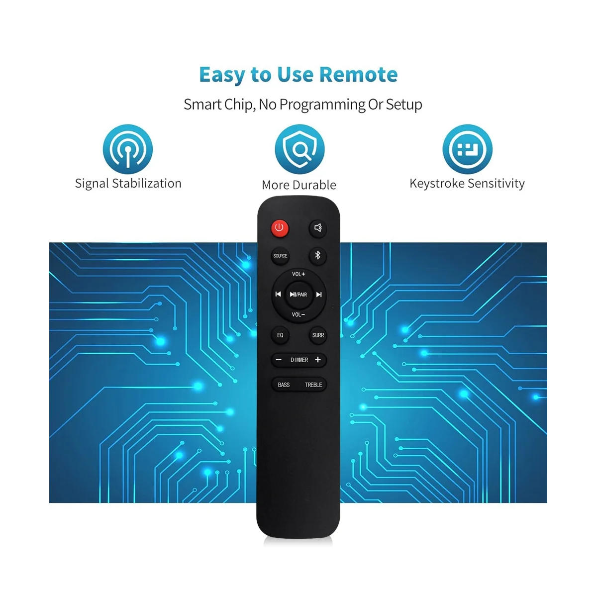 Сменный пульт дистанционного управления EN218A8H для звуковой панели Hisense HS218 2 1