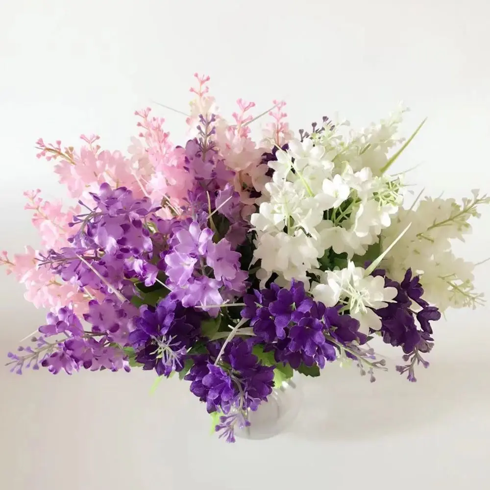 

New DIY Party Bridal Hyacinth Bouquet Artificial Flower Silk Fake