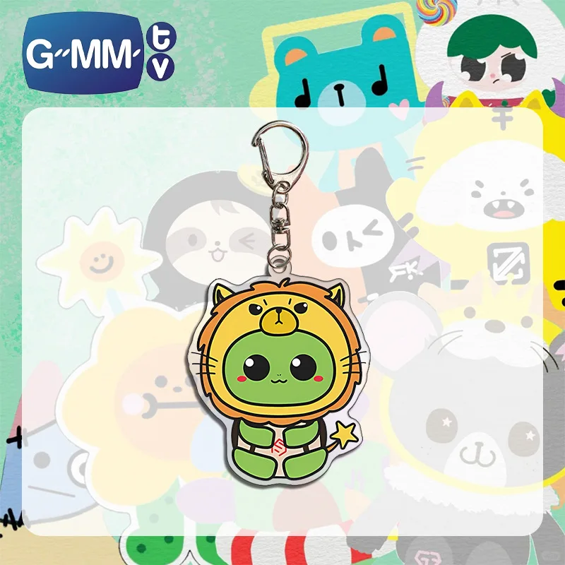 Фото Kawaii GMMTV CP PondPhuwin Forcebook EarthMix акриловые брелки JimmySea KristSingto OffGun TayNew мультяшный брелок для ключей сумка Декор для ключей №4