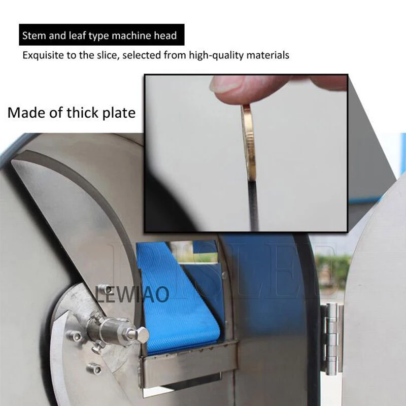 Коммерческая нарезка измельчитель резак с двойной головкой машина для резки