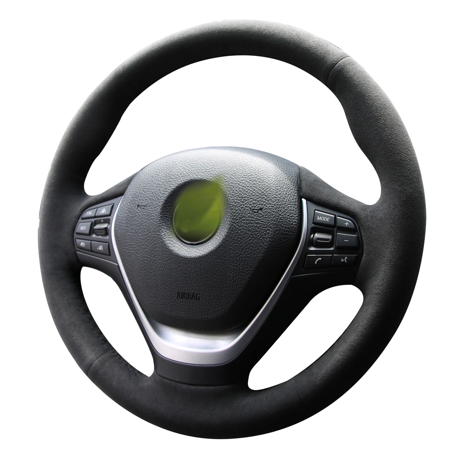 Чехол рулевого колеса Alfanxi с ручной строчкой алькантара совместимый BMW M SPORT F20 F21 F22