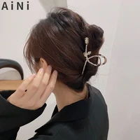 fashion metal hair clip women girls elegant design geometric flower barrette stick hairpin hair pins ponytail head accessory