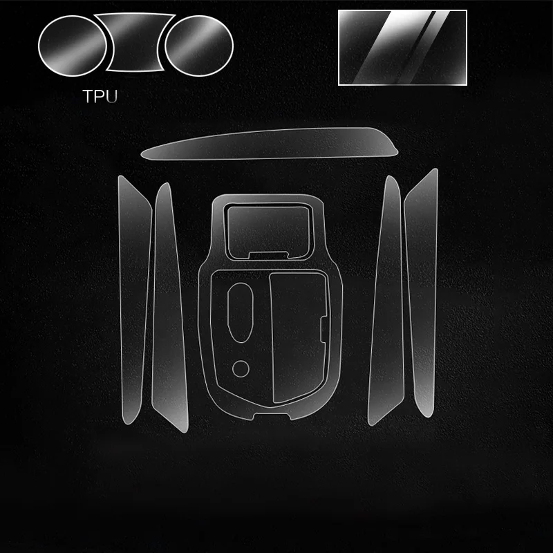

Tpu Film for Maserati Ghibli Quattroporte Levante Car Interior Stickers Center Console Gear Touch Screen Dashboard Door Panel