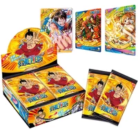 135pcs new edition one piece anime cartoon luffy zoro sanji nami collectible cards childrens card gift game birthday toy