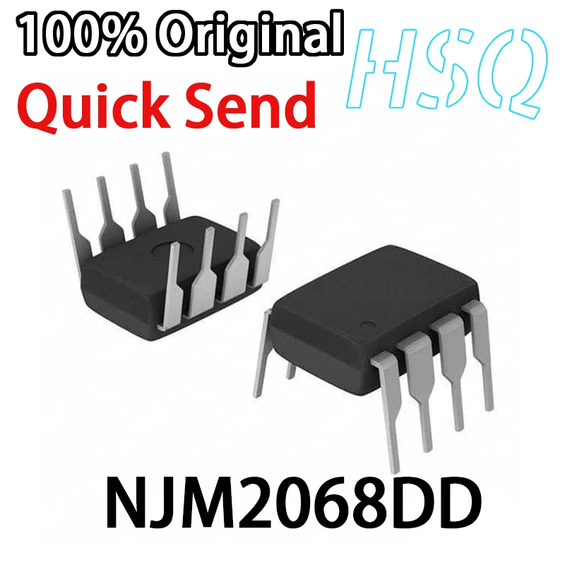 

5 шт. NJM2068DD 2068DD DIP-8 двойной чип Op-Amp аудио IC новый оригинальный