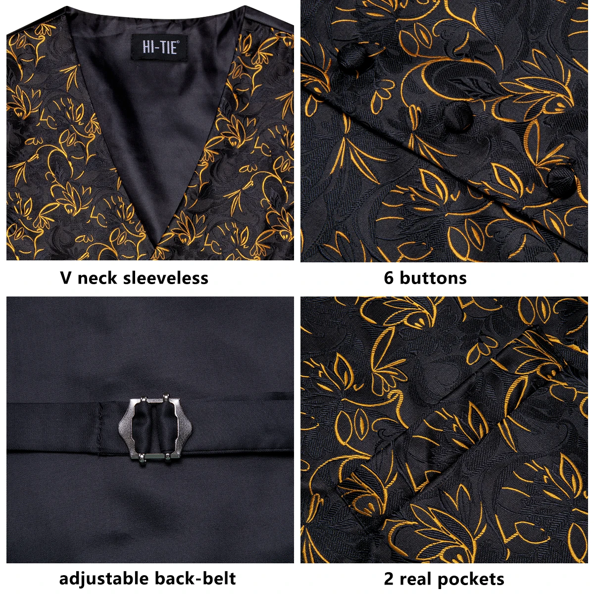 Рисунок 5 - Hi-Tie шелковые жилеты для мужчин