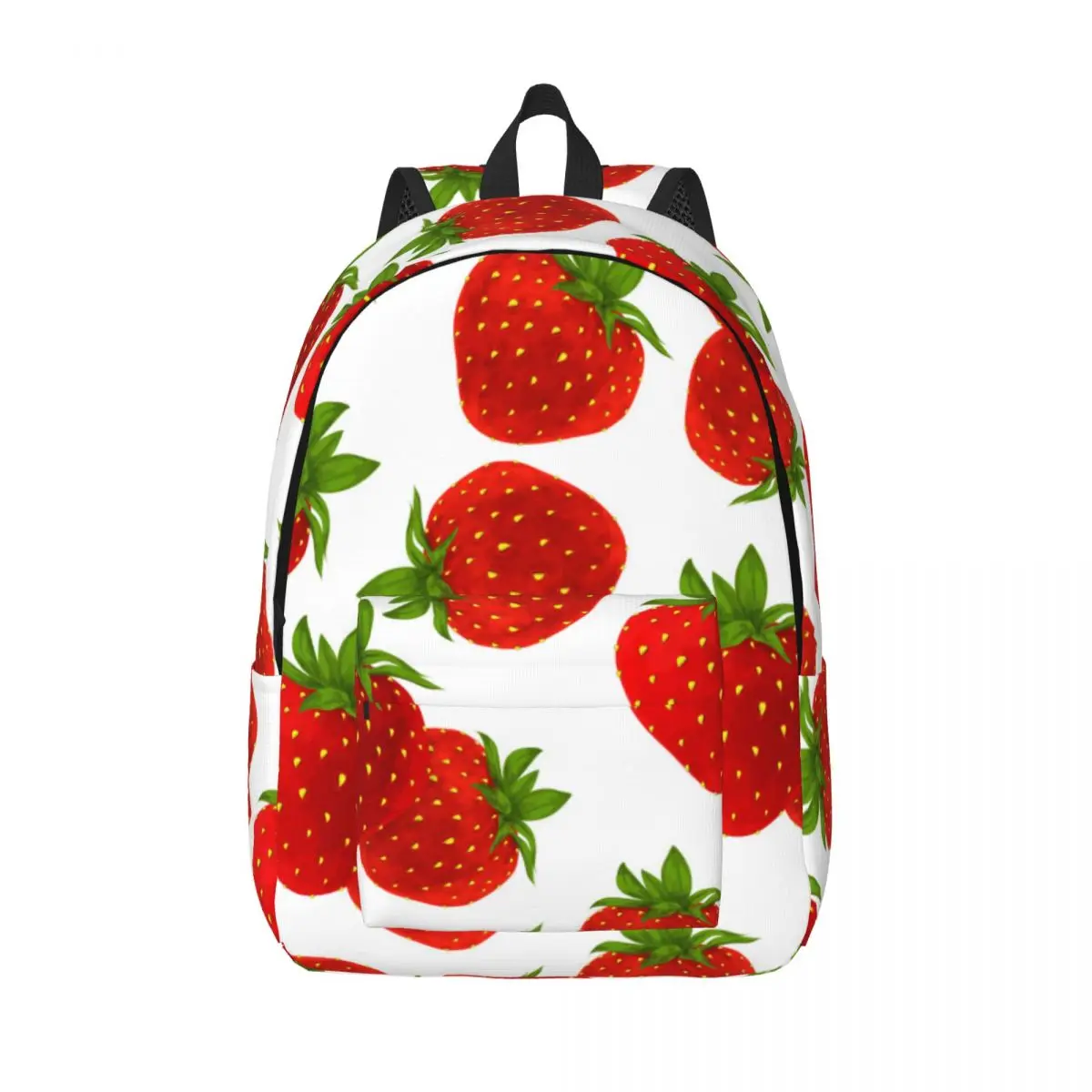 

Рюкзак с милым рисунком клубники, мужской Школьный рюкзак, Женский вместительный рюкзак для ноутбука