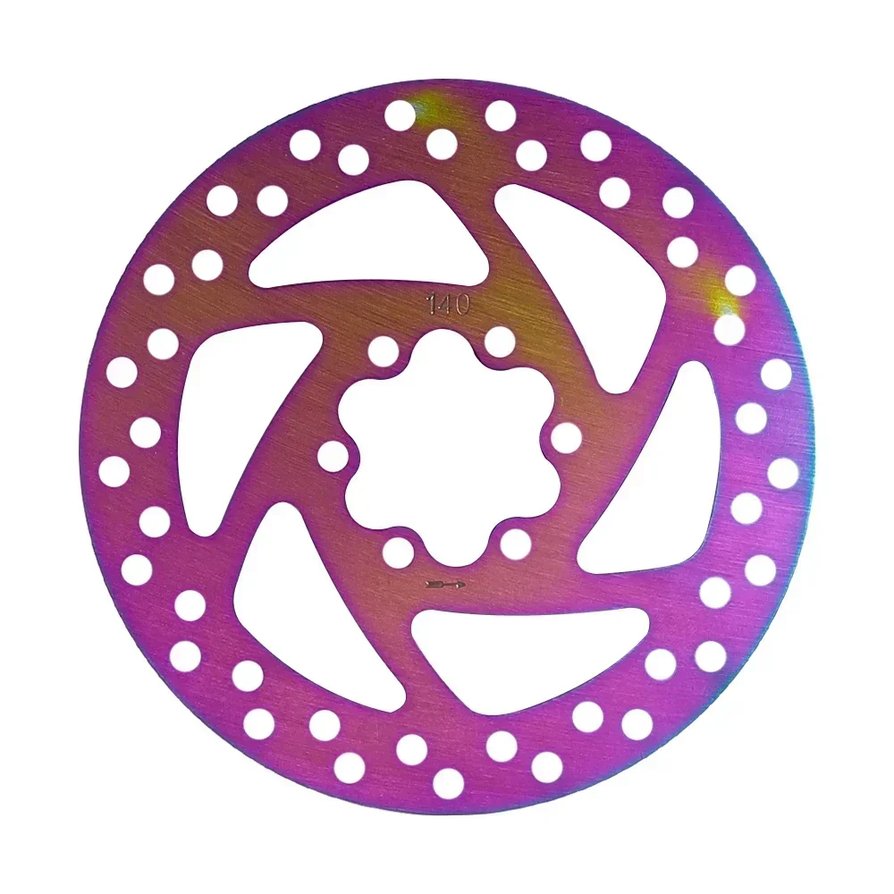 Ротор дискового тормоза с 6 отверстиями 140 мм разноцветный фиолетовый для