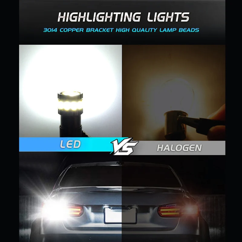 Светодиодная лампа Jiachi BA9S H6W 2 шт. для парковки Освещение номерного знака T11 W6W