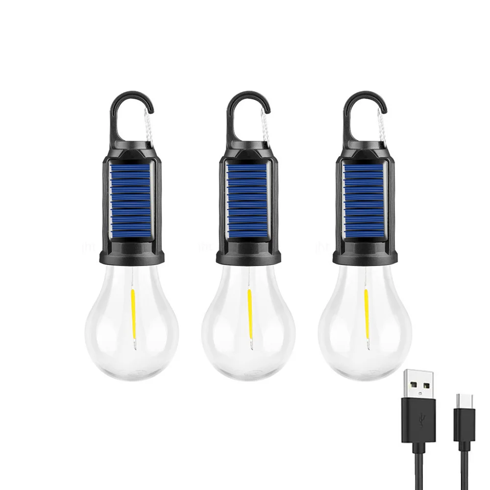 

Солнечные лампы Kebedemm, черные, LED, USB зарядка