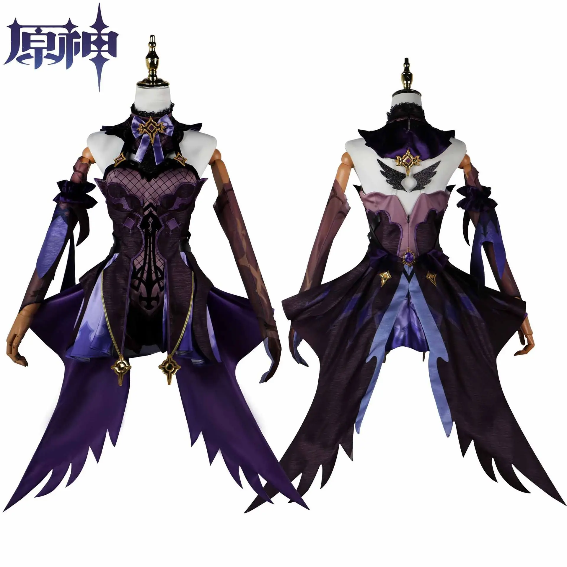

Game Genshin Impact Fischl Cosplay Costume Anime Outfits Dress Fischl Carnival Full Set Outfits Halloween Costumes for Women