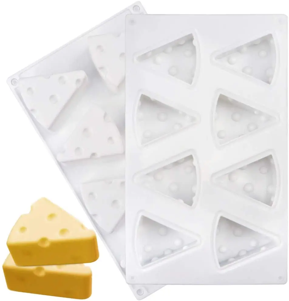 

8 Cavity Silicone Baking Mold Mousse Cake Mold Food Grade Silicone Mold for Brownies Chocolate Cakes Cheese Ice cream Cake Mold