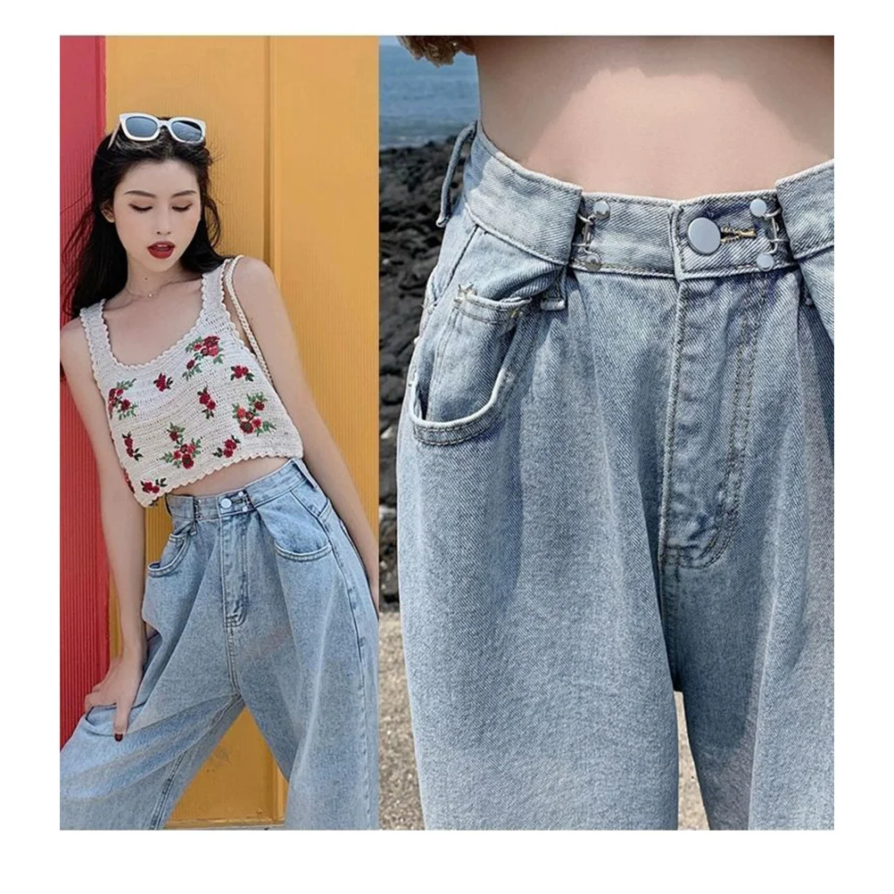 

Button Waist Jean Jeans Buttons Pants Buckle Extender Sewing Waistband Reduce Adjustable Pant Replacement Expander Removable