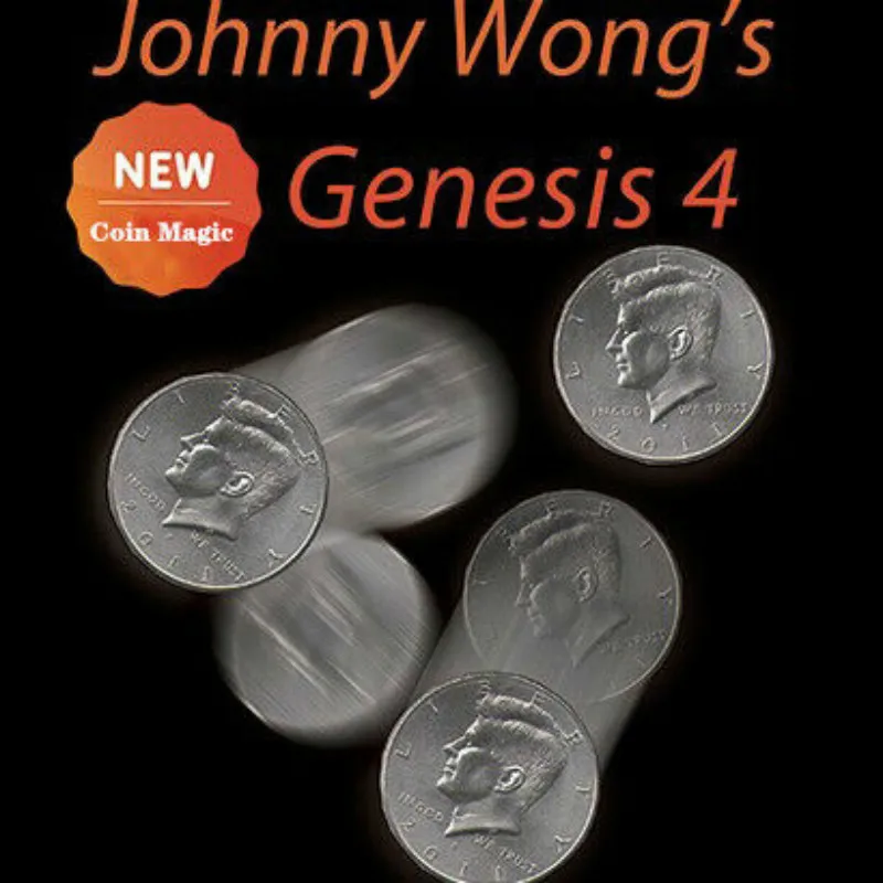 

Johnny Wong's Genesis 4 (with DVD) by Johnny Wong Coin Magic Tricks Gimmick Fun Close up Magic Props Amazing Coins Miracle