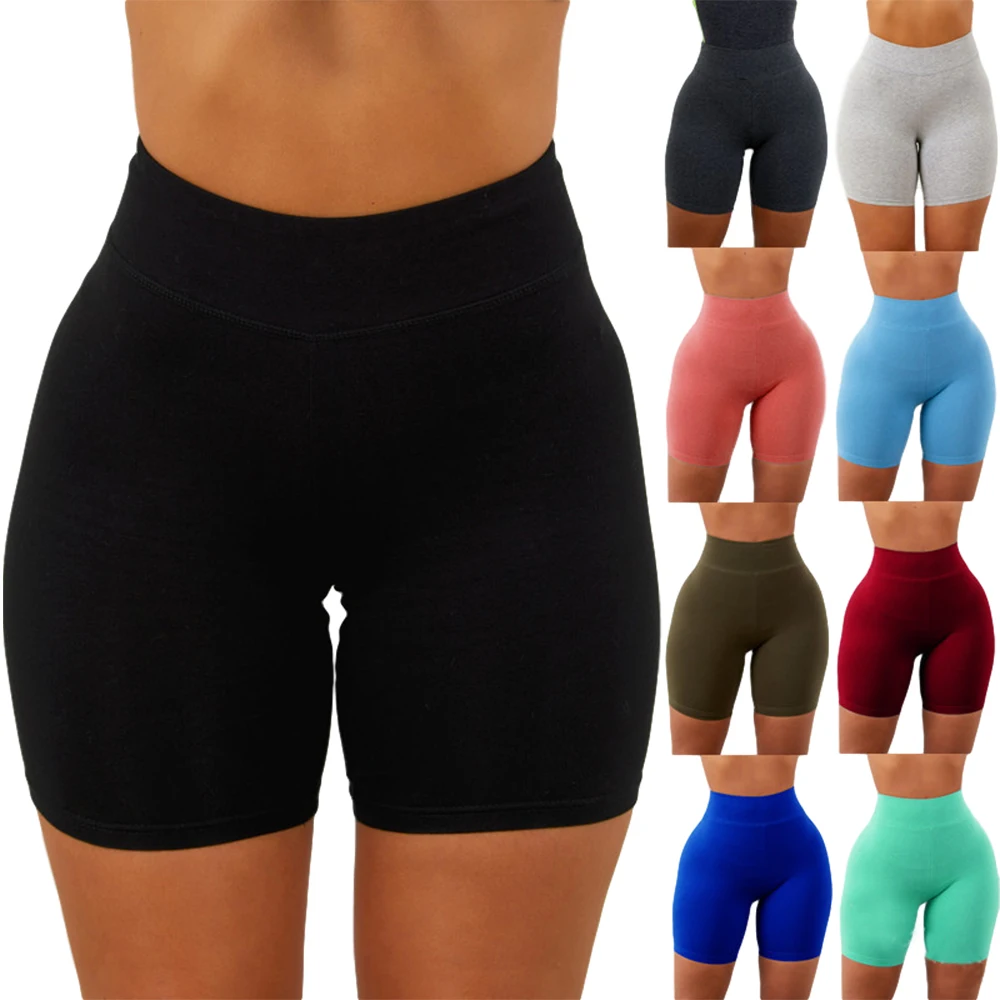 

Women's Workout Shorts High Waist Booty Gym Yoga Pants Butt Lifting Sports Leggings Basic Biker Shorts