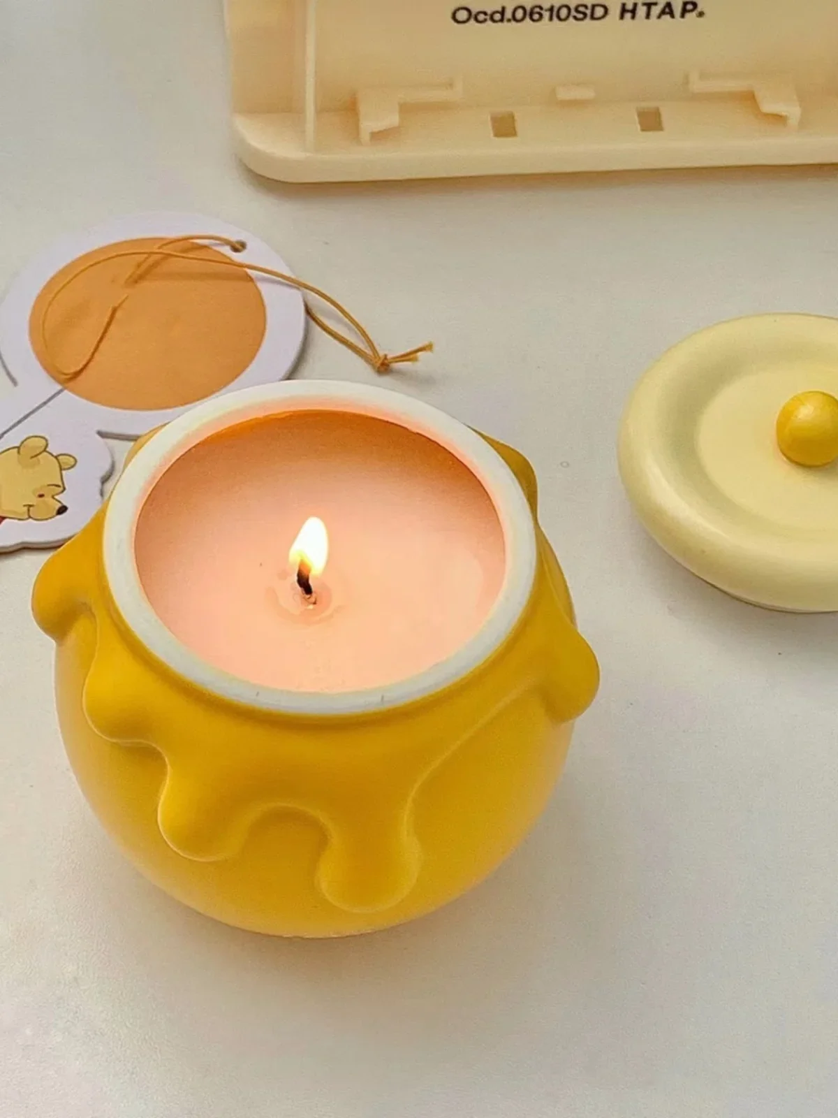 Точка пунктуации такая же ароматическая свеча Винни-Пух слоеный медовый горшок