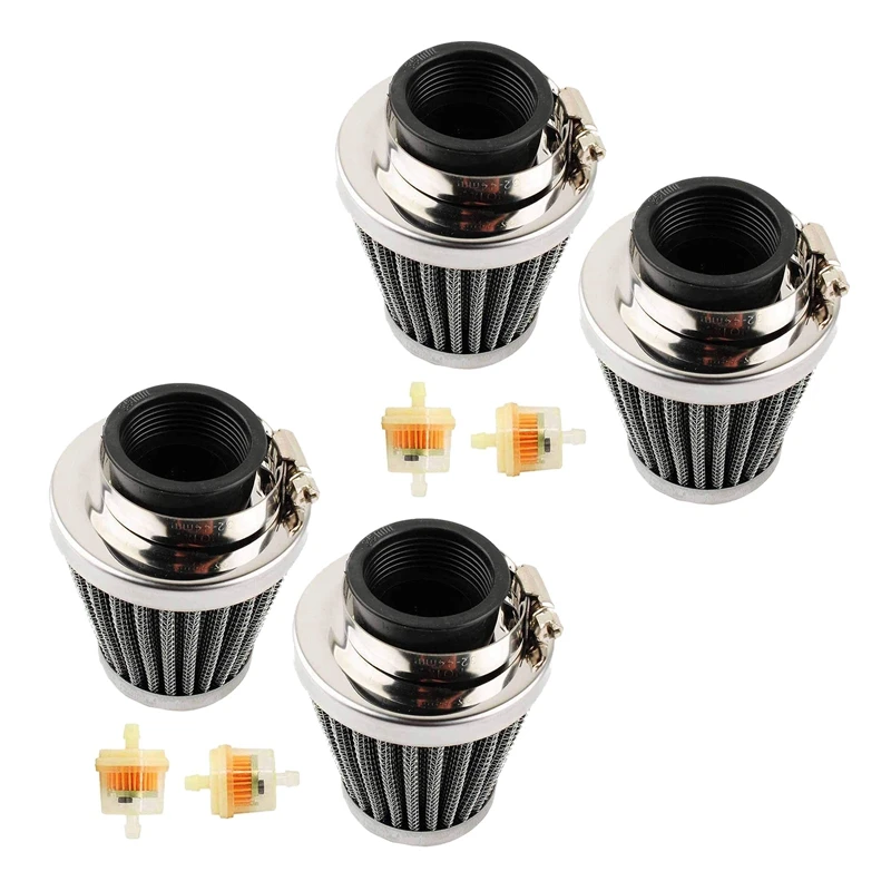 

35Mm Air Filter(4Pcs)For 50Cc,70Cc,90Cc,100Cc,110Cc,Atv Dirt Bike Pit Bike Dune Buggy Four Wheeler Quad Bikes