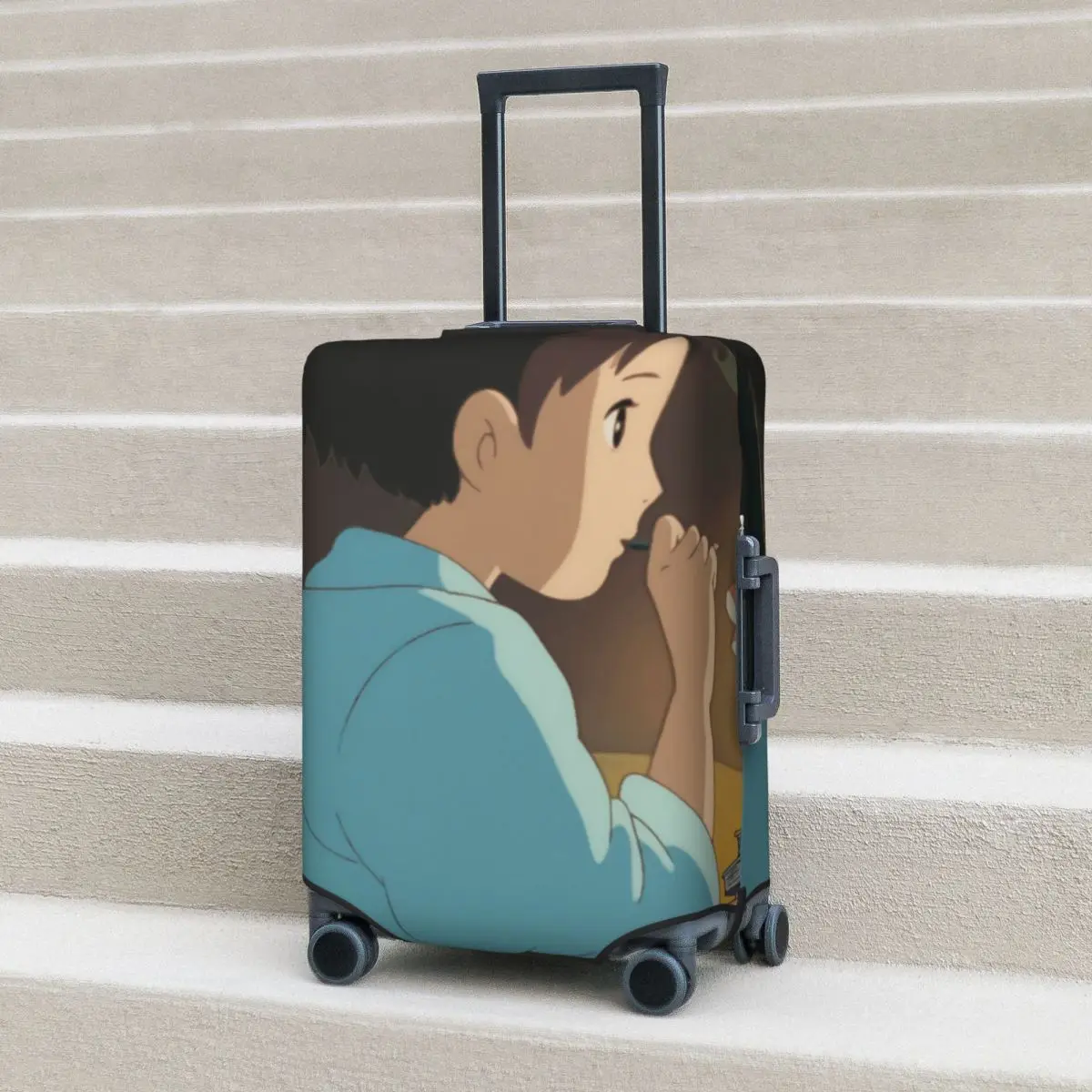 

My Neighbor Totoro Satsuki Suitcase Cover Night Desk Lamp Fun Cruise Trip Protection Luggage Accesories Holiday