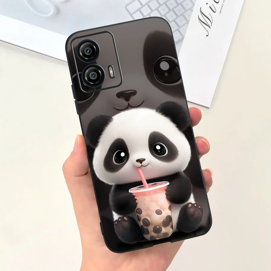 Тонкий мягкий силиконовый матовый чехол из ТПУ для Motorola Moto G73 G53