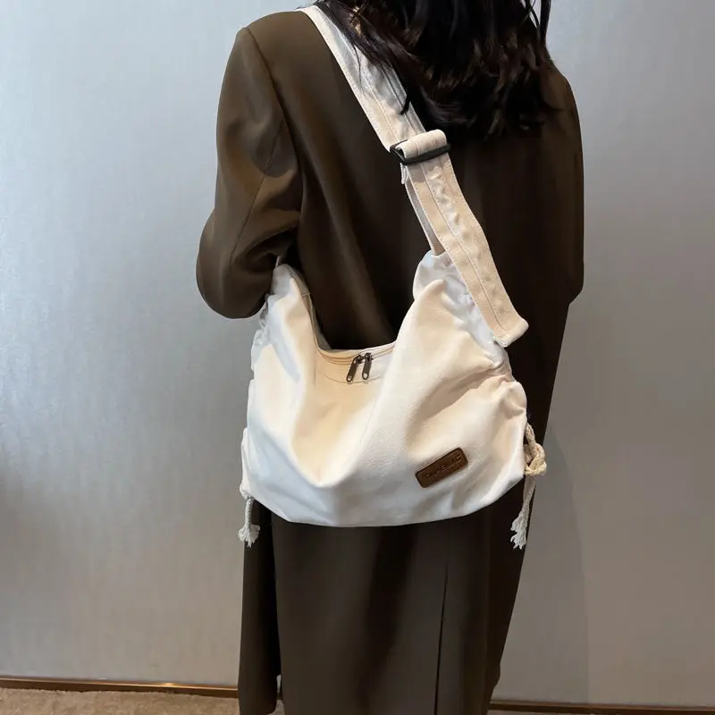 

Ladies Canvas Bag Student School Bag Niche Design Bags 2023 New Crossbody Bags Casual Shoulder Bag Shoulder Bag Women