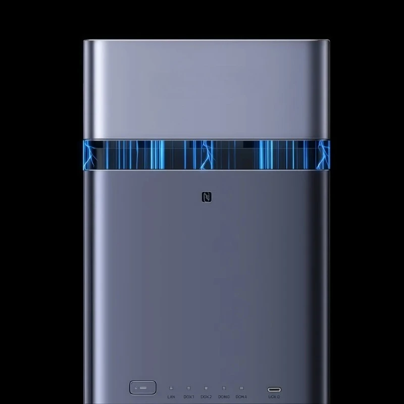 Фото 【Хит продаж】UGREEN DH4300 Plus Mini Home NAS AI Rockchip Octa Core A55-A76 8GB LPDDR4X 4 слота SATA HDD SSD NFC RJ45 2.5GbE Netw №1
