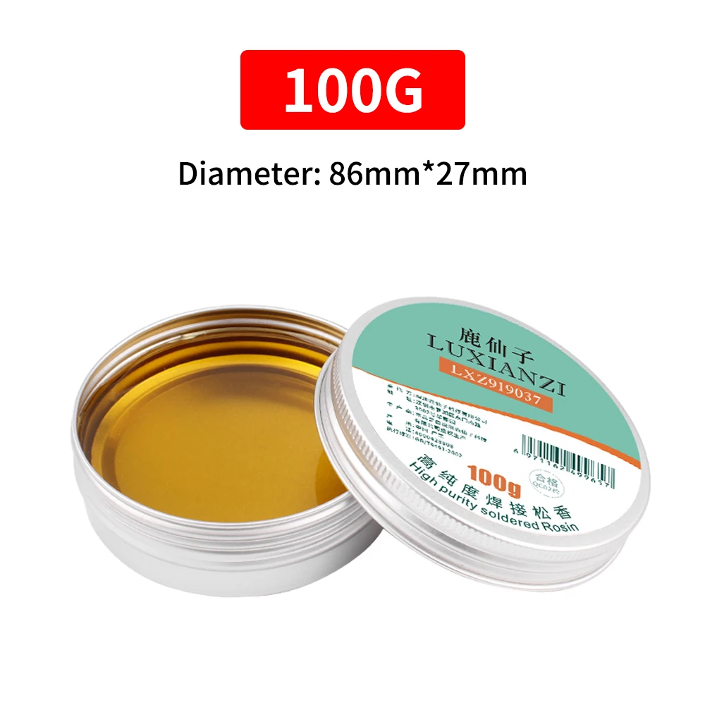 Паяльная паста LUXIANZI 50 г/100 г, канифольный флюс BGA SMD, инструмент для ремонта печатных плат, Сертификация SGS, сварочный флюс