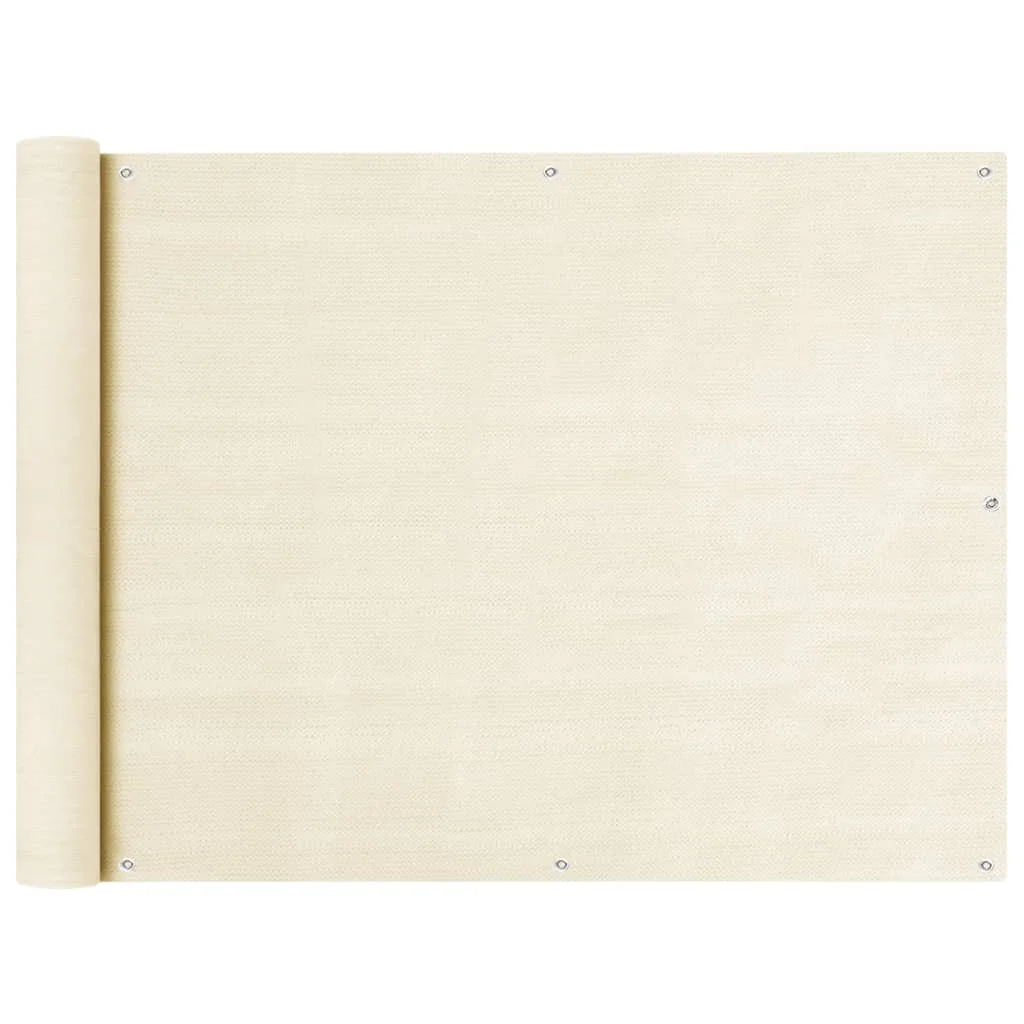 

Balcony screen cream 90x500 cm HDPE