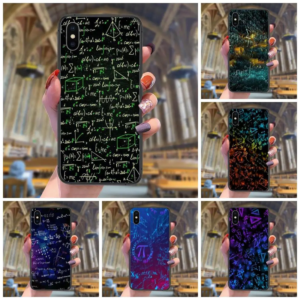 Для Huawei Y5, Y5p, Y6, Y6P, Y6s, Y7, Y7a, Y7P, Y9 Lite, Prime Pro 2018, 2019, миры, самое интересное с математикой, черный, Funda Pretty Prime