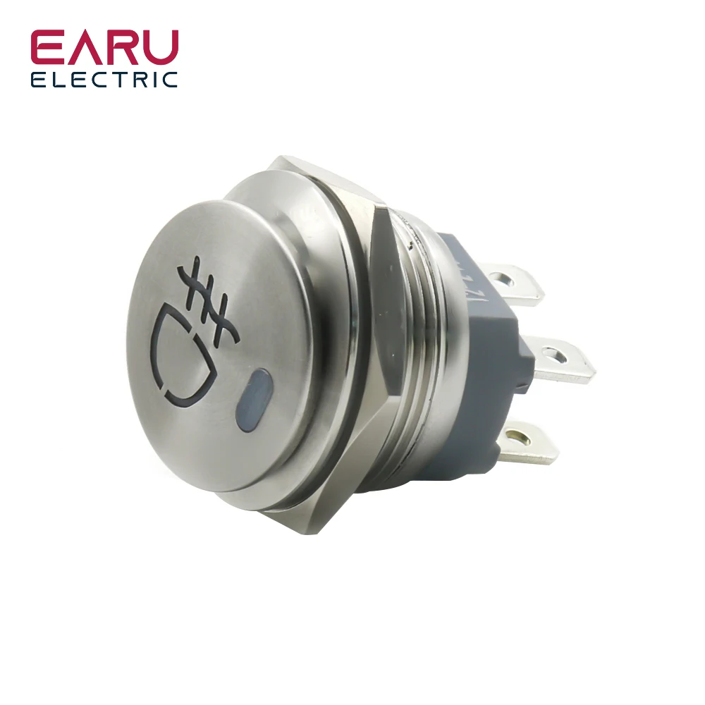 

Красный металлический кнопочный переключатель из нержавеющей стали 16А