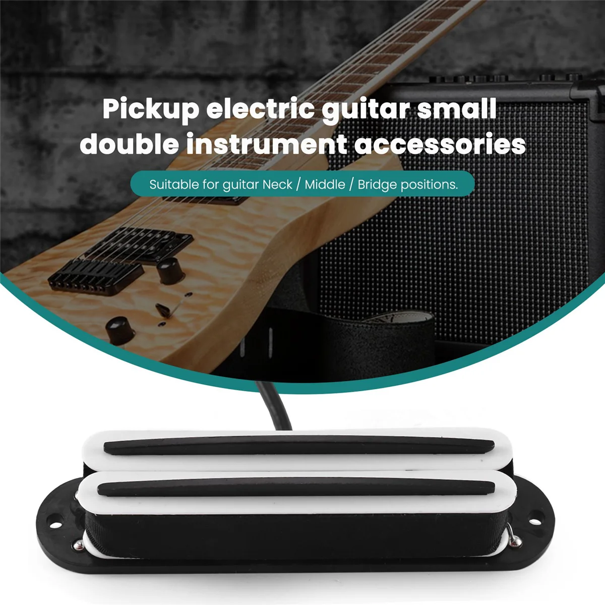 Звукосниматели Hot Rail Double Track 11K Alnico5 Гитарный звукосниматель Fit Fender Strat Squier Tele