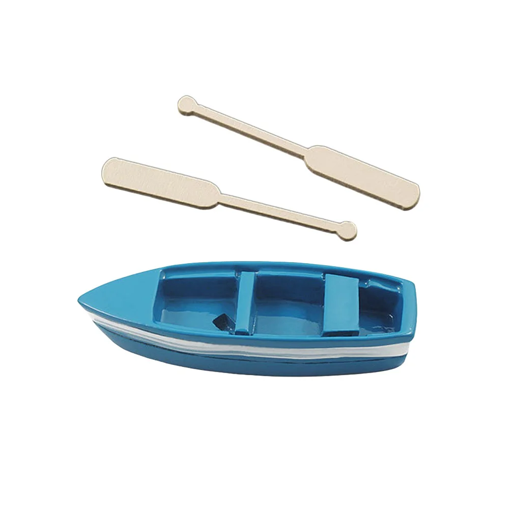 

Decor Resin Boat Decorations Micro Landscape Home Simulated Coastal Housecraft Yacht Model Themed Sculpture Ornament Marine