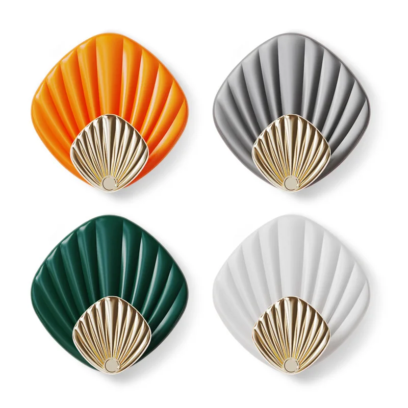

Shell Decorative Hooks Wall Mounted Vintage Style Hooks for Hanging Coat, Robe, Bag, Scarves, Towels, Key