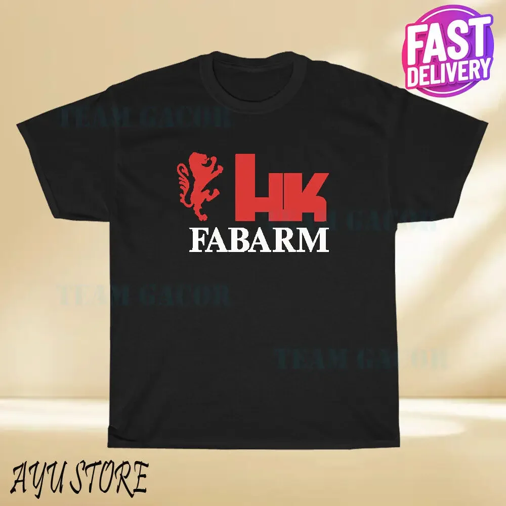 New HK Heckler &amp Koch FABARM logo T-Shirt Funny Size S to 5XL