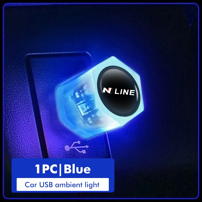

Для Hyundai автомобильная USB светодиодная лампа окружающего освещения с градиентом, красочный ночник N Line Tuscon NX4 I20 I30 I10 Sonata Elantra