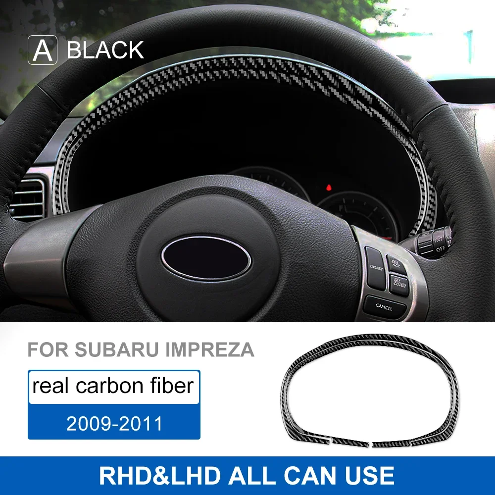 

Настоящее мягкое углеродное волокно для Subaru Impreza 2009 2010 2011, автомобильный спидометр, приборная панель, RHD, LHD, наклейка, аксессуары для внутренней отделки