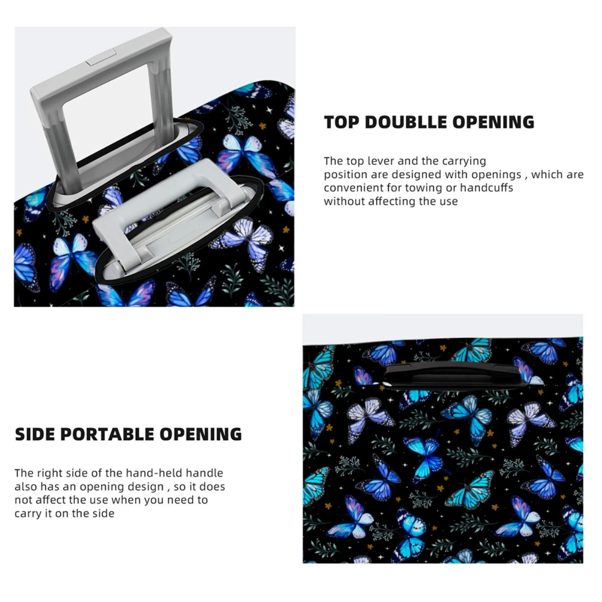 Luggage Cover Elastic Luggage Protective Covers Baggage Cover Suitable For18-32 Inch Suitcase Case Travel Accessories