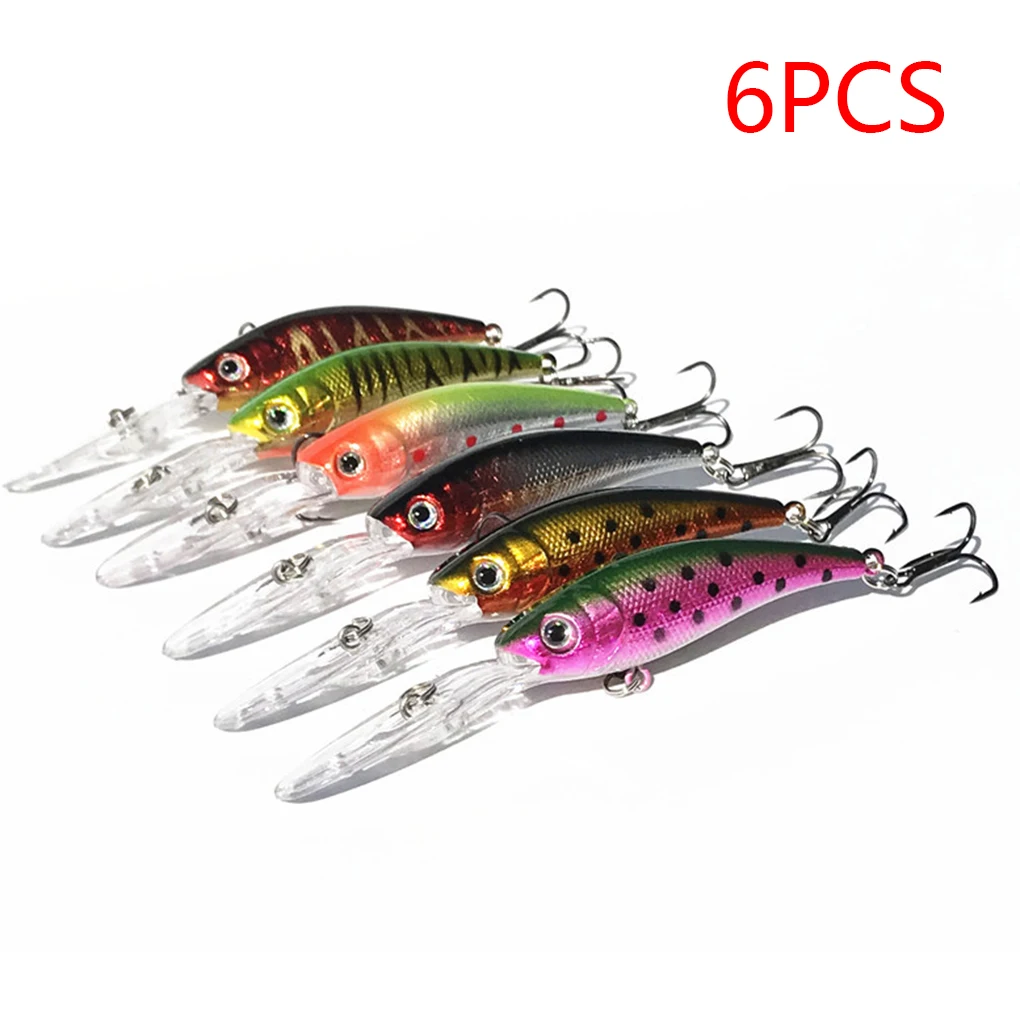 

6cm 9.5g Fishing Lures Crankbaits Hooks Baits Tackle Artificial Baits