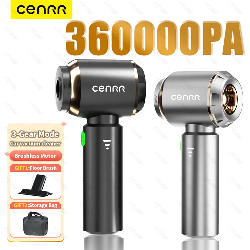 Автомобильный пылесос CENRR 360000 па мощная бытовая техника портативный ручной